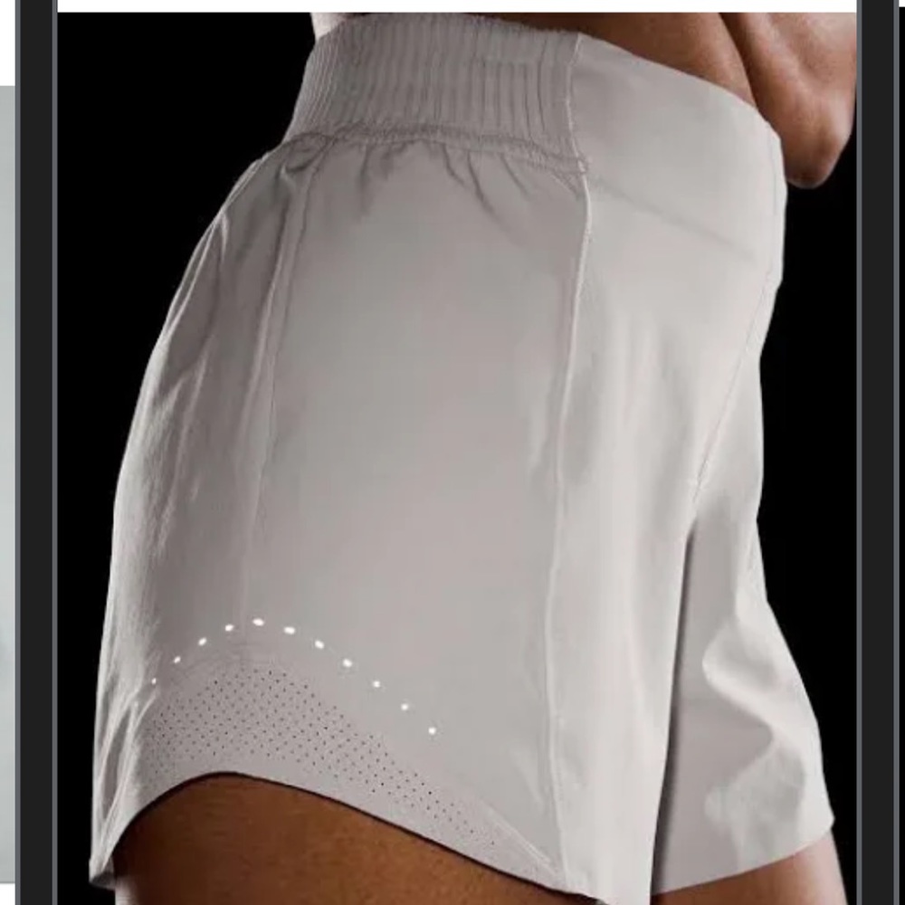 LULULEMON Special Edition Hotty Hot Shorts in Chrome